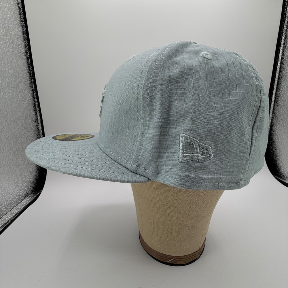 Chicago Cubs Ripstop Hat New Era 59FIFTY Teal Fitted Sz 7 1/2 All Star Game NEW - Picture 4 of 11